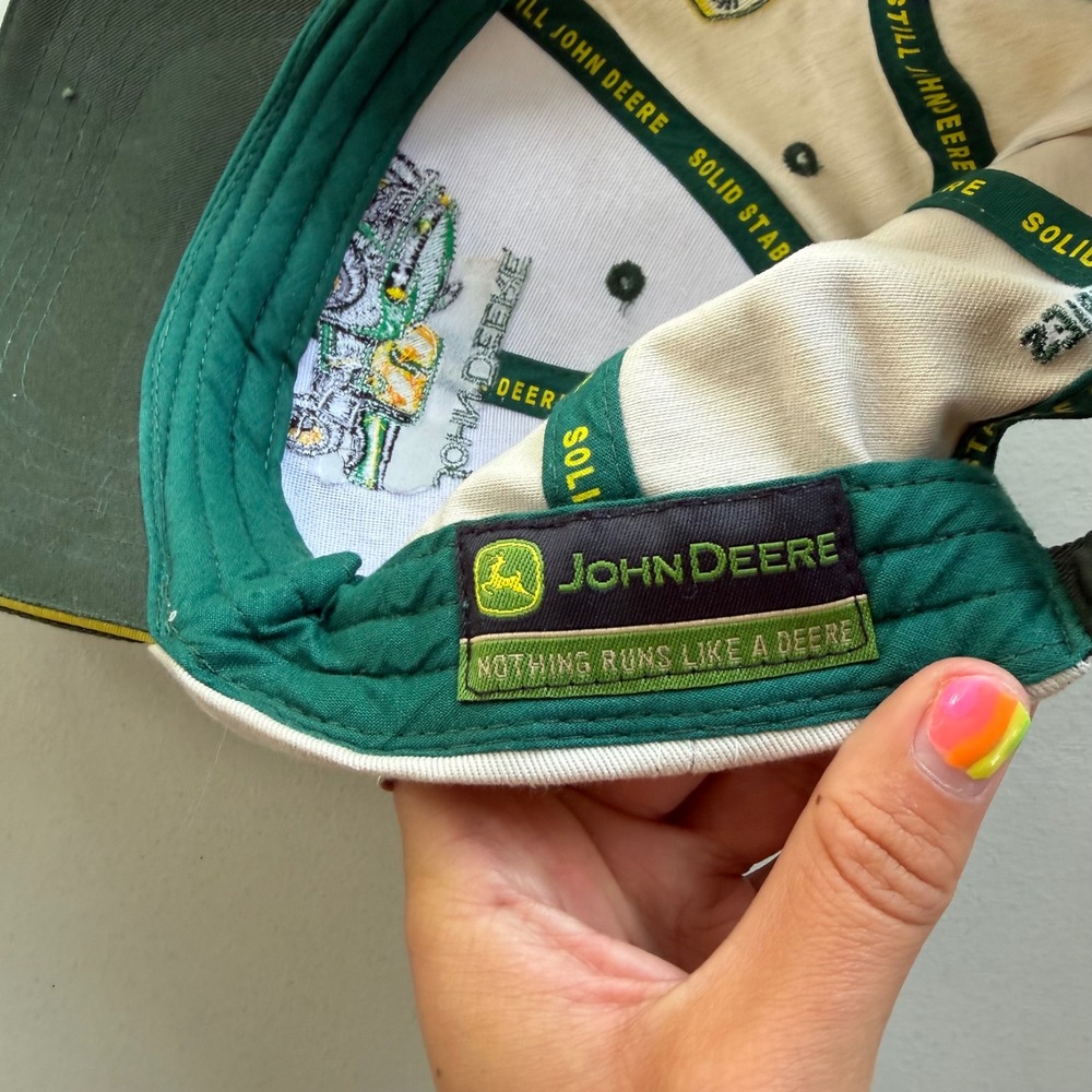 John Deere 2005 Collector Serie Hat Iowa State Fair Green White K-Products Gator - Picture 10 of 14